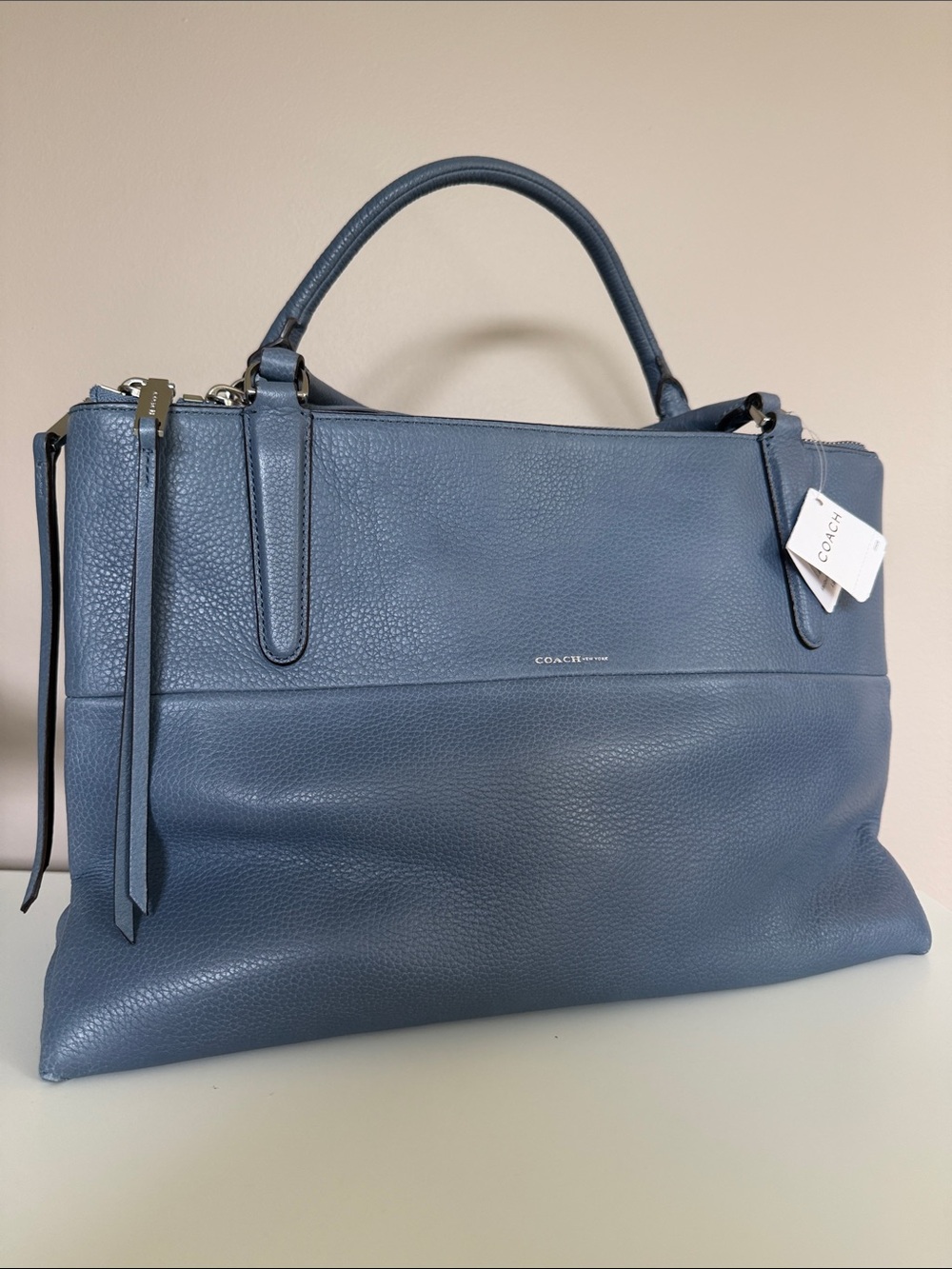 Coach Borough Bag in Pebbled Leather